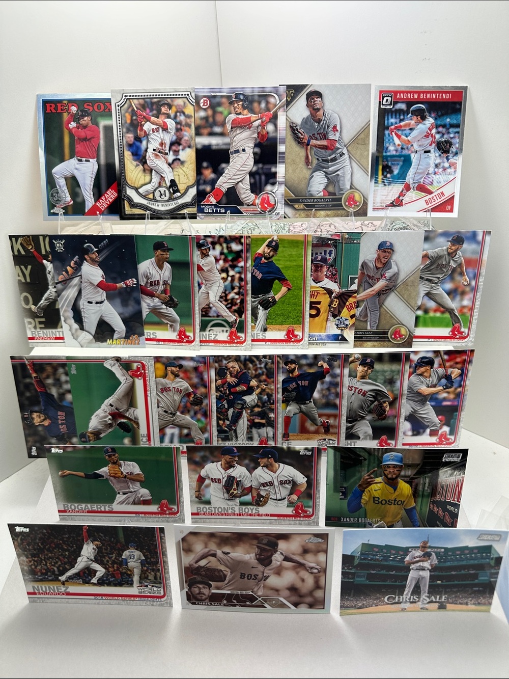 Red Sox 18’ W.S. Stars lot of 26 Chris Sale/Benintendi/Devers/Bogaerts/Mookie